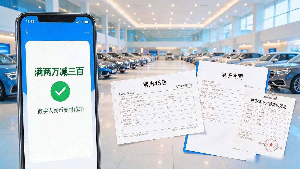 常州车行数字货币怎么用？买车付款流程、补贴、门店覆盖讲清楚