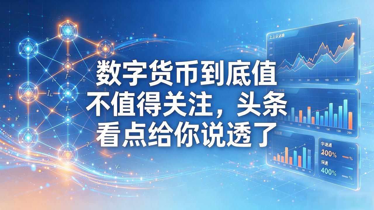 数字货币到底值不值得关注，头条看点给你说透了