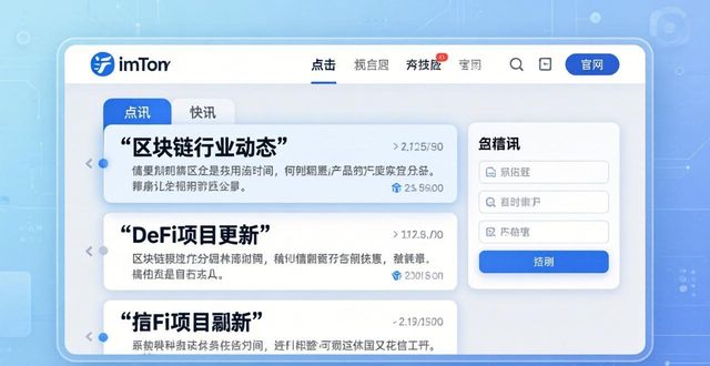 如何用imToken官网挖出最新币圈资讯