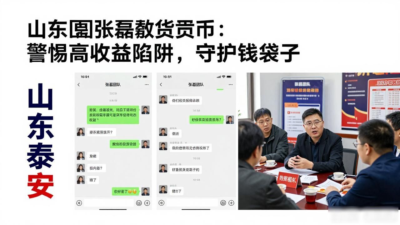 山东泰安张磊数字货币：警惕高收益陷阱，守护钱袋子