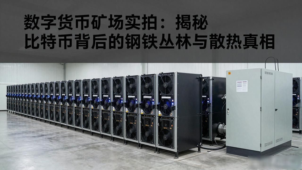 数字货币矿场实拍：揭秘比特币背后的钢铁丛林与散热真相