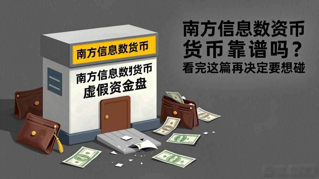 南方信息数字货币靠谱吗?看完这篇再决定要不要碰